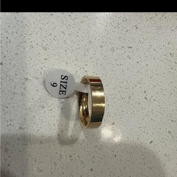 14K Gold 5mm Ring Dainty Women Pinky Band Thick Cigar Wedding Stack Unisex Lux - Picture 6 of 8